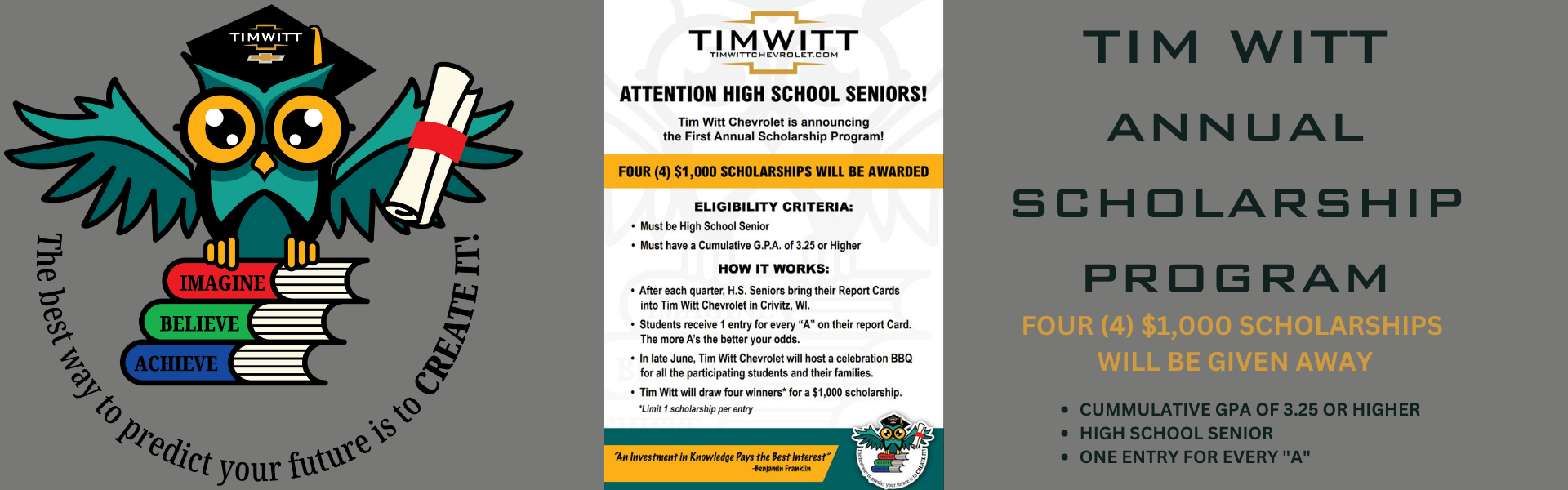 Tim Witt Scholarship Program