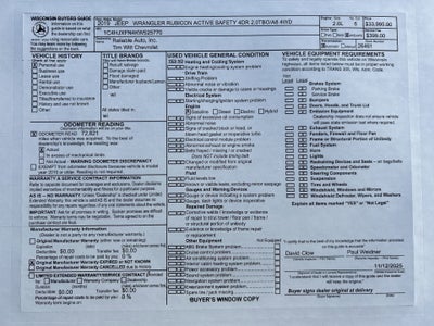 2019 Jeep Wrangler Unlimited Rubicon 4x4