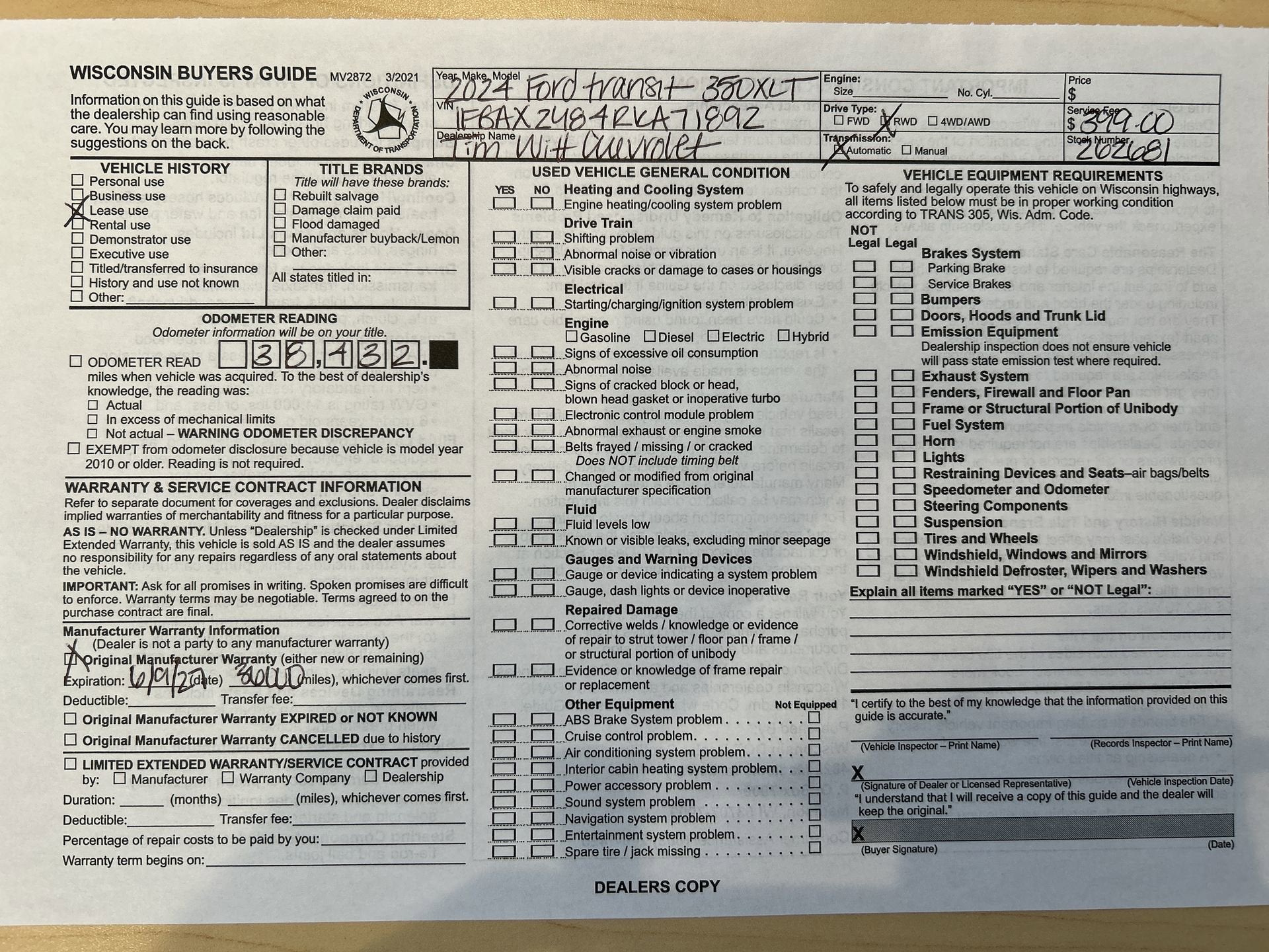 2024 Ford Transit Passenger Wagon XL