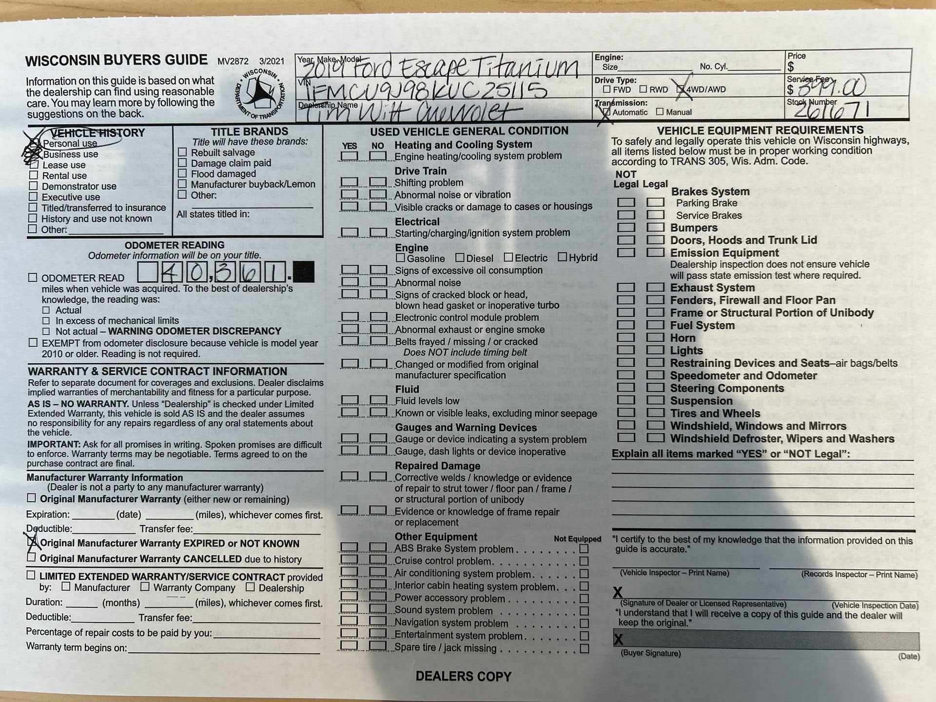 2019 Ford Escape Titanium