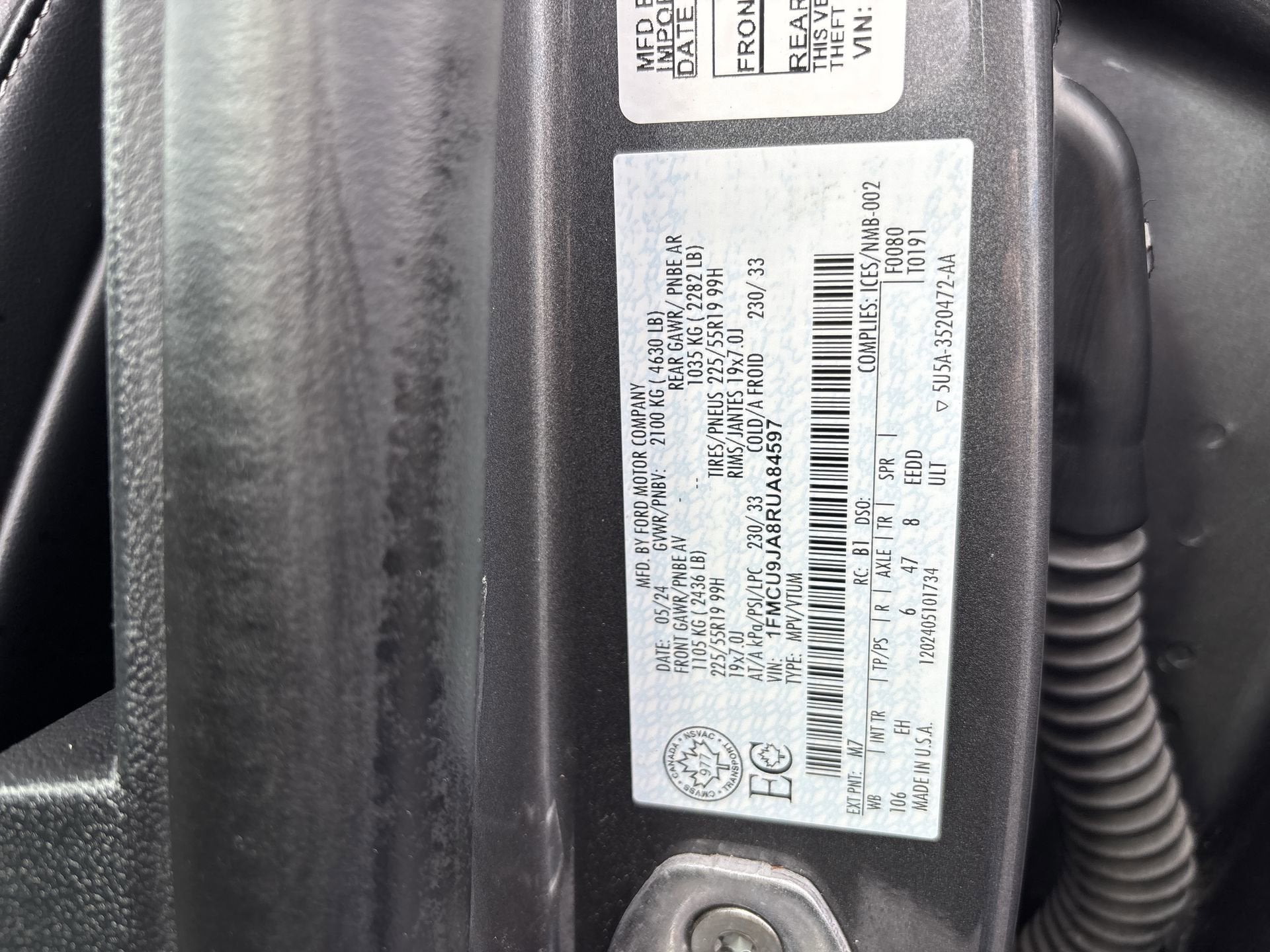2024 Ford Escape Platinum