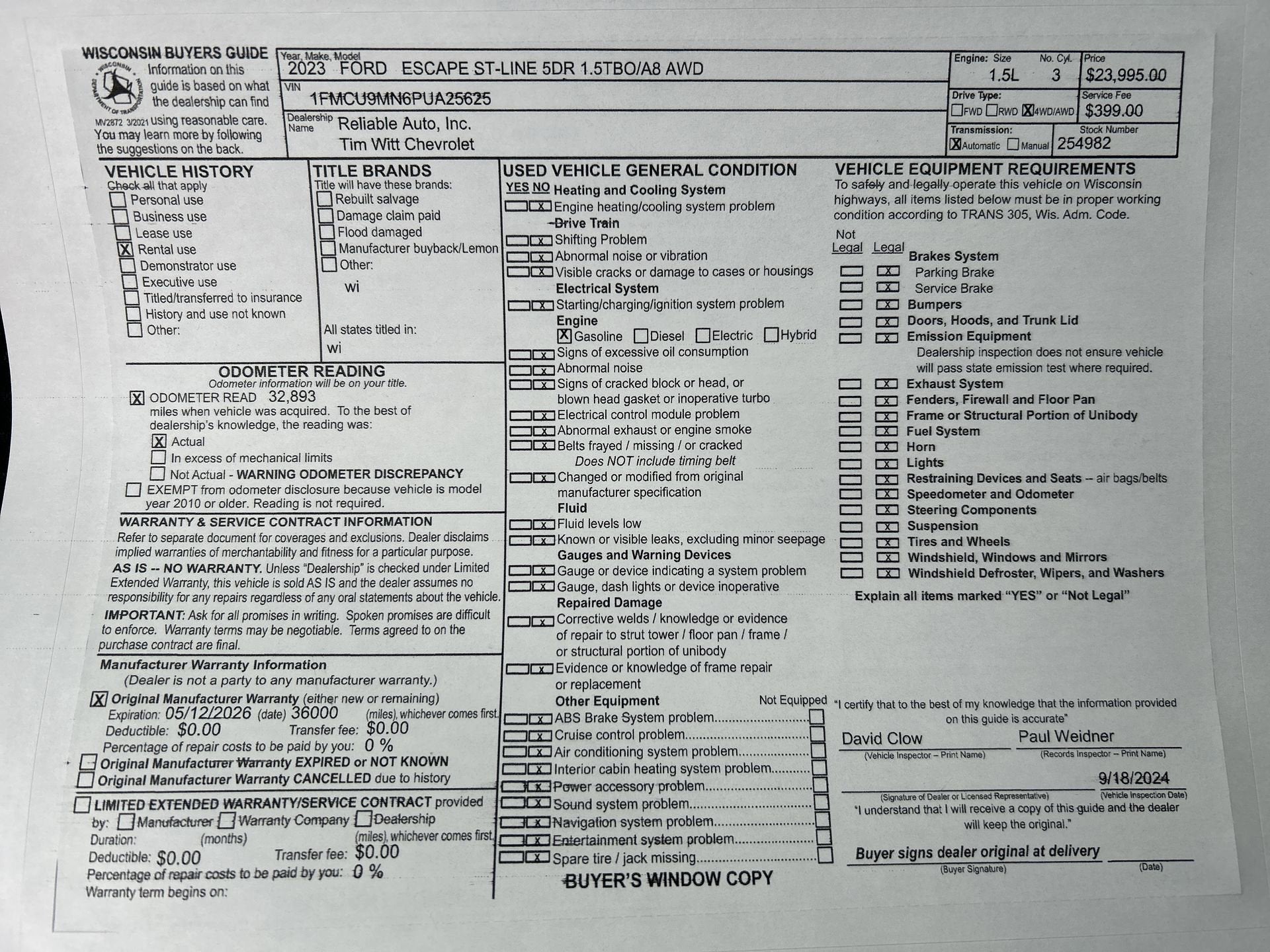2023 Ford Escape ST-Line