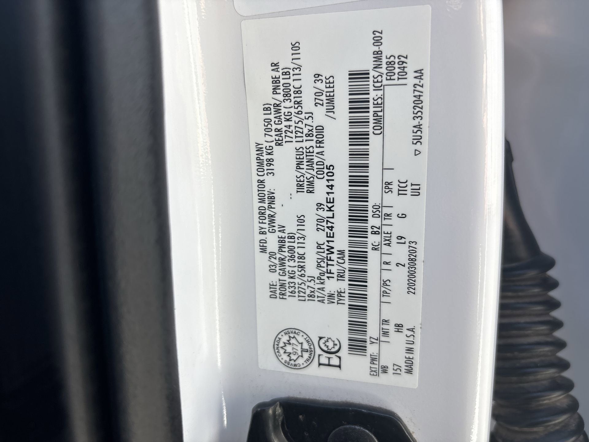 2020 Ford F-150 Lariat
