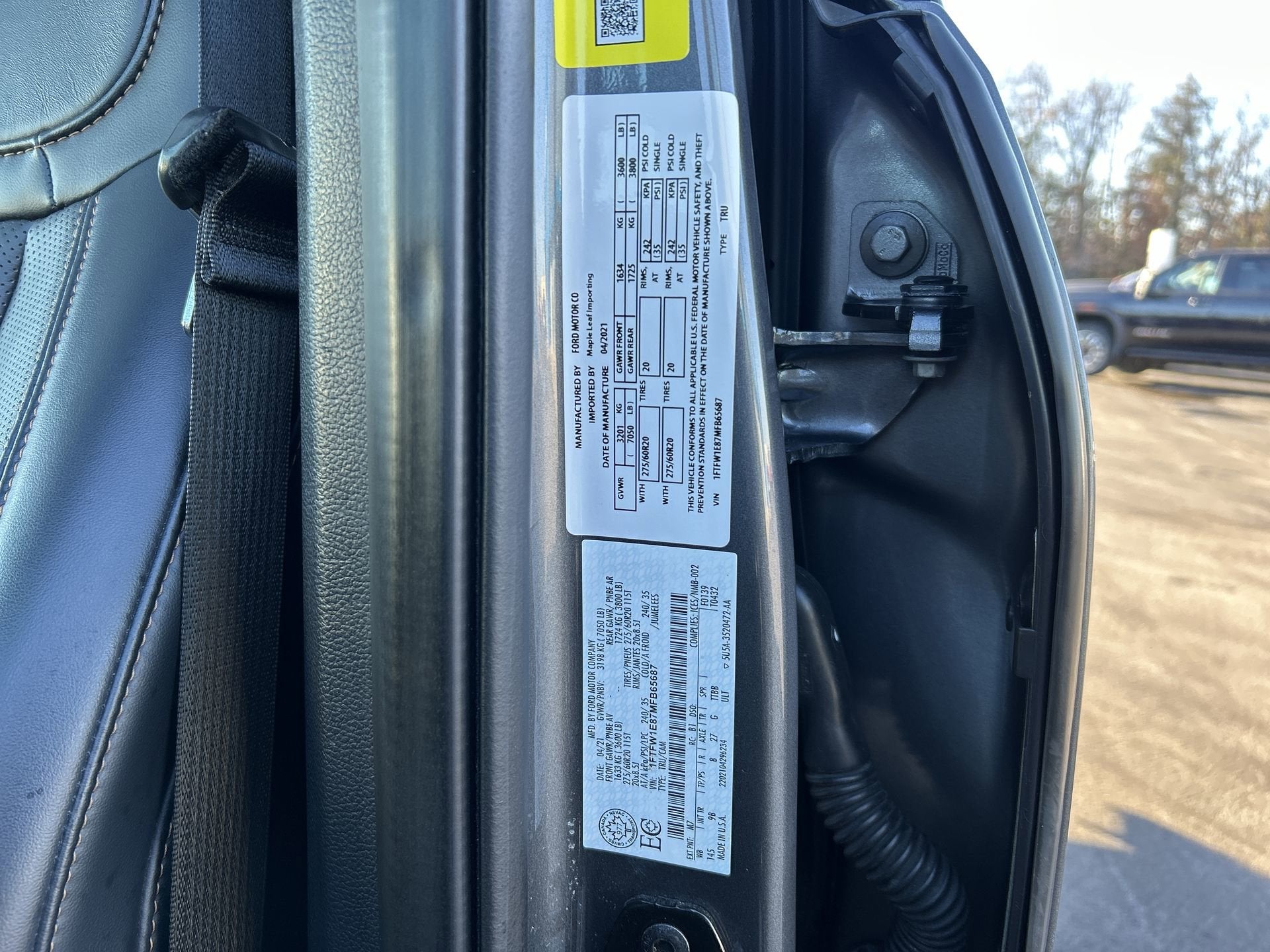 2021 Ford F-150 Platinum