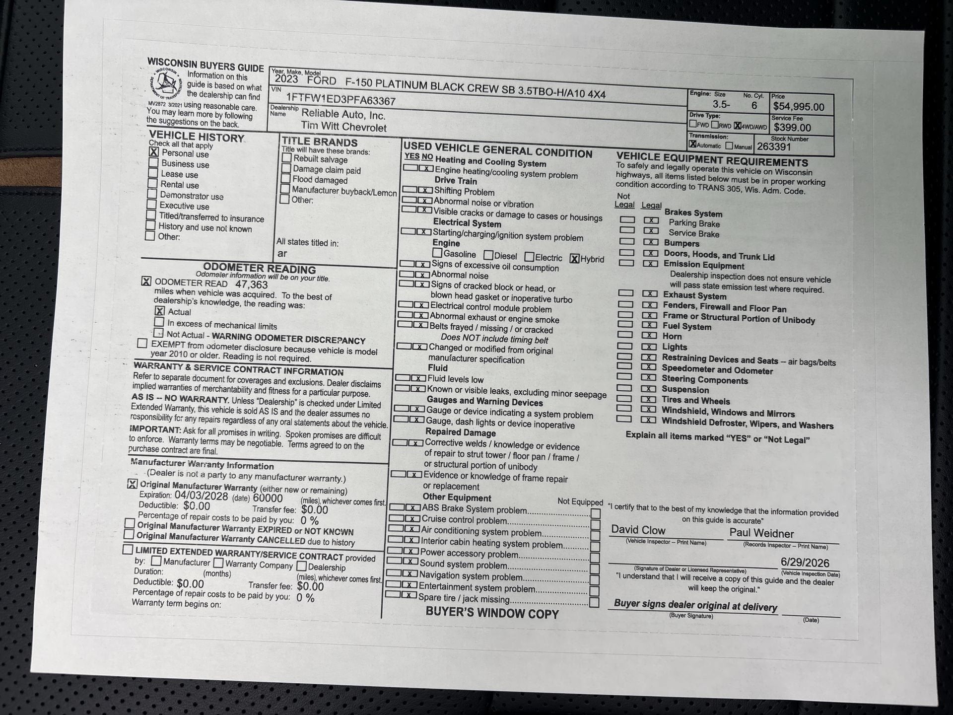 2023 Ford F-150 Platinum