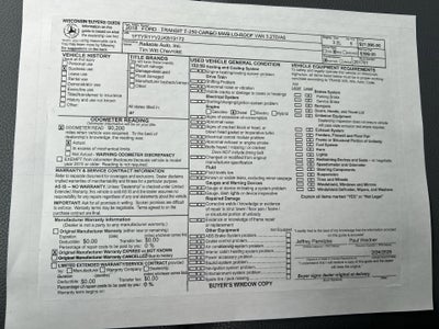 2018 Ford Transit-250 T-250 130 LW RF S