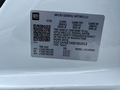 2025 Chevrolet Silverado 2500 HD LT