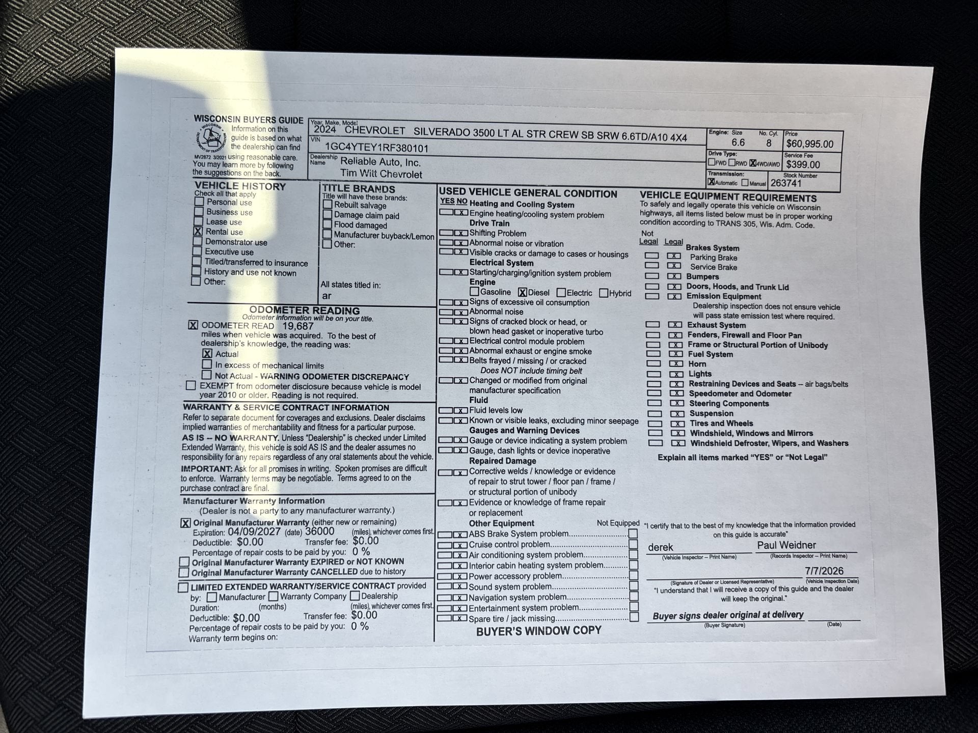 2024 Chevrolet Silverado 3500 HD LT