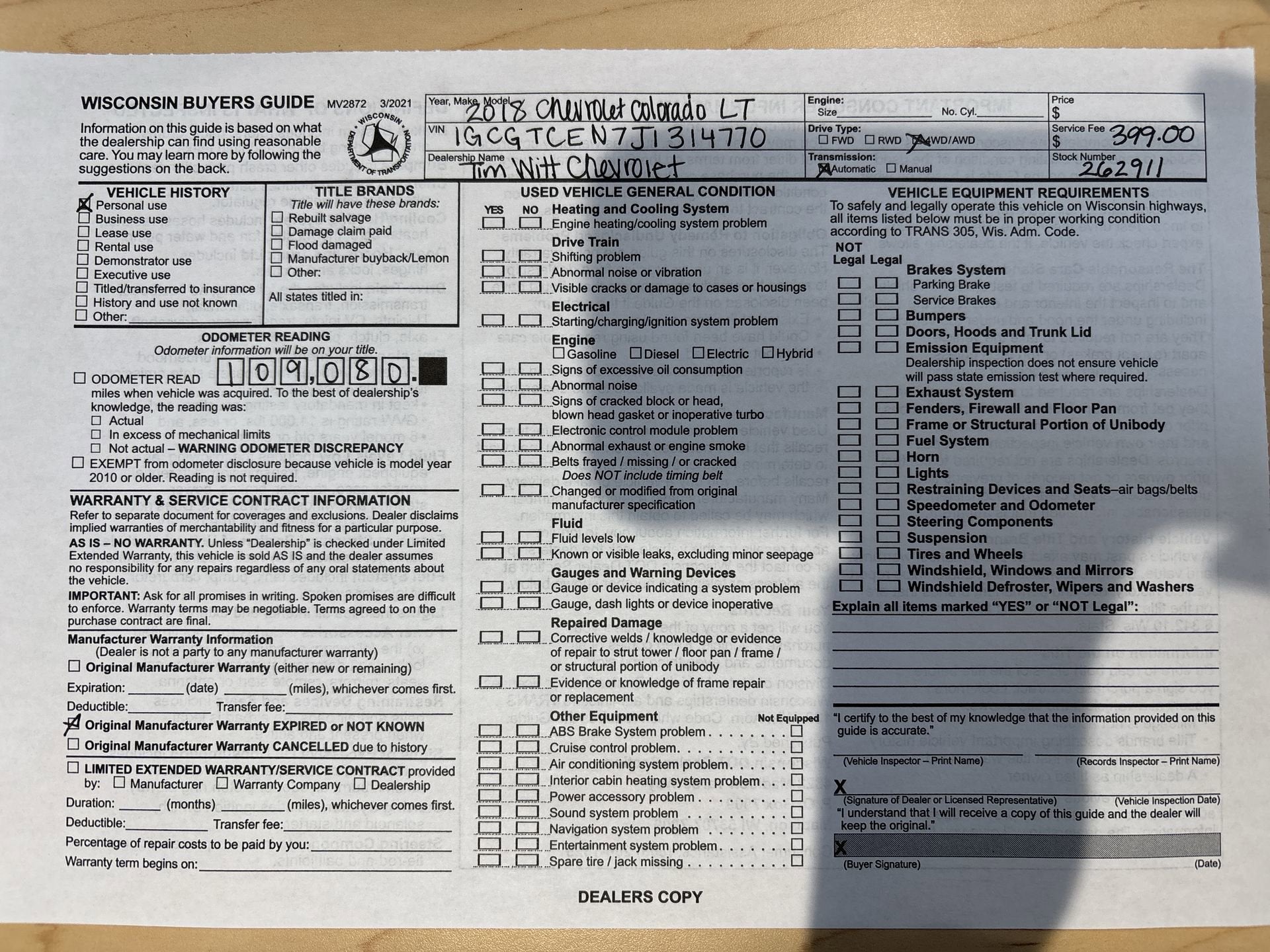 2018 Chevrolet Colorado 4WD LT