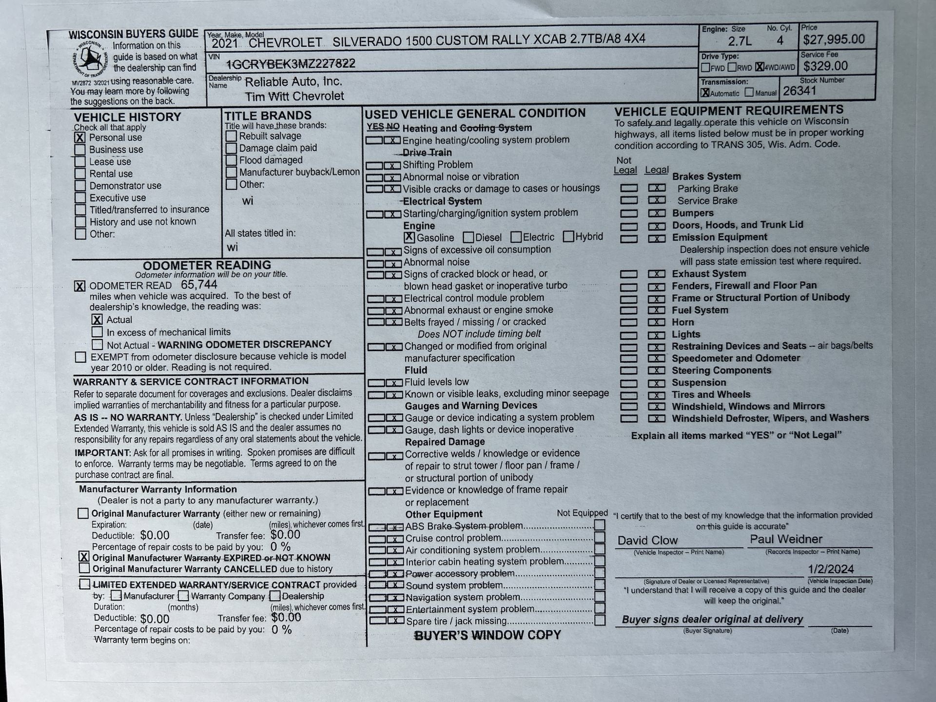 2021 Chevrolet Silverado 1500 Custom