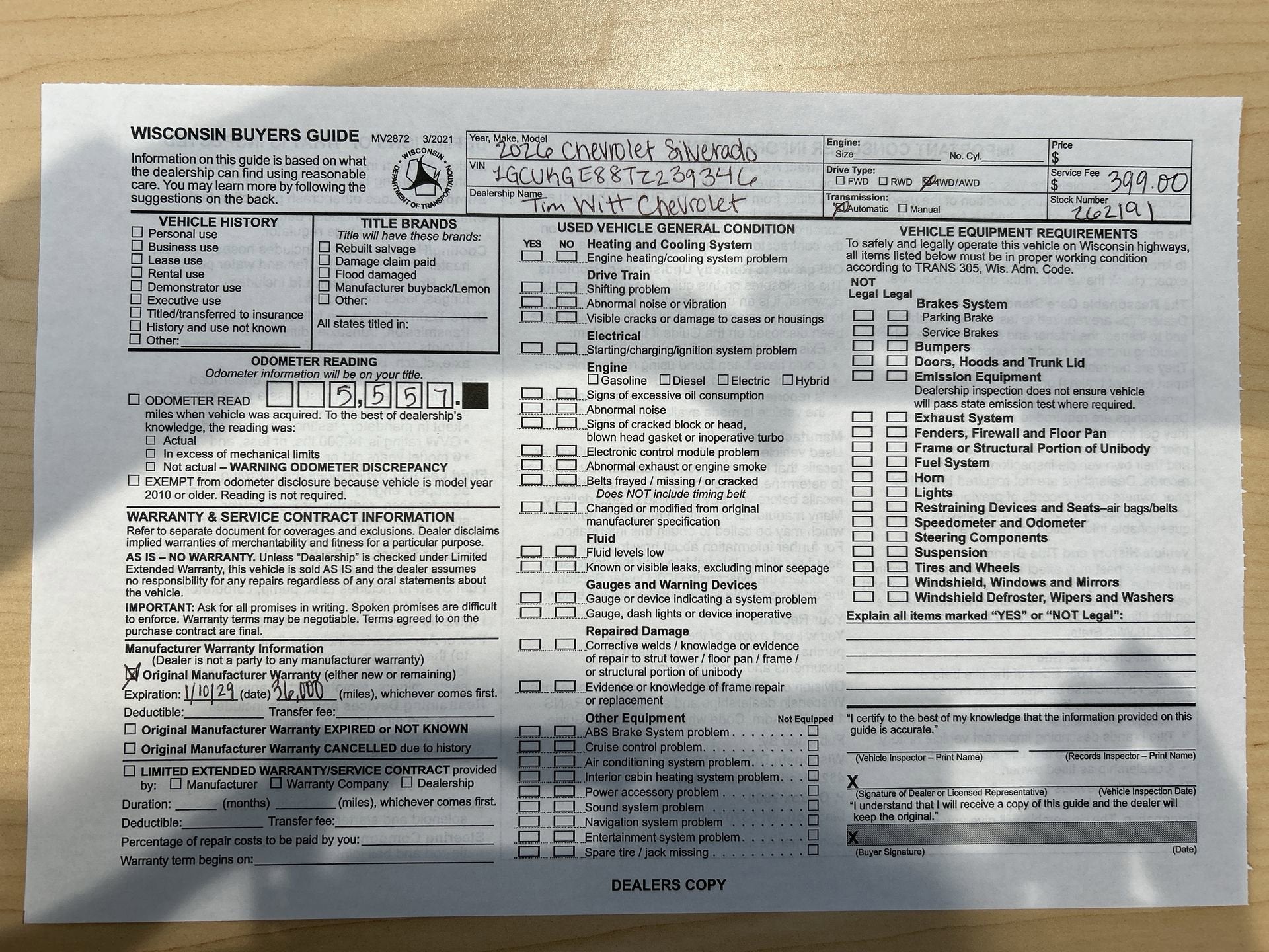 2026 Chevrolet Silverado 1500 LTZ