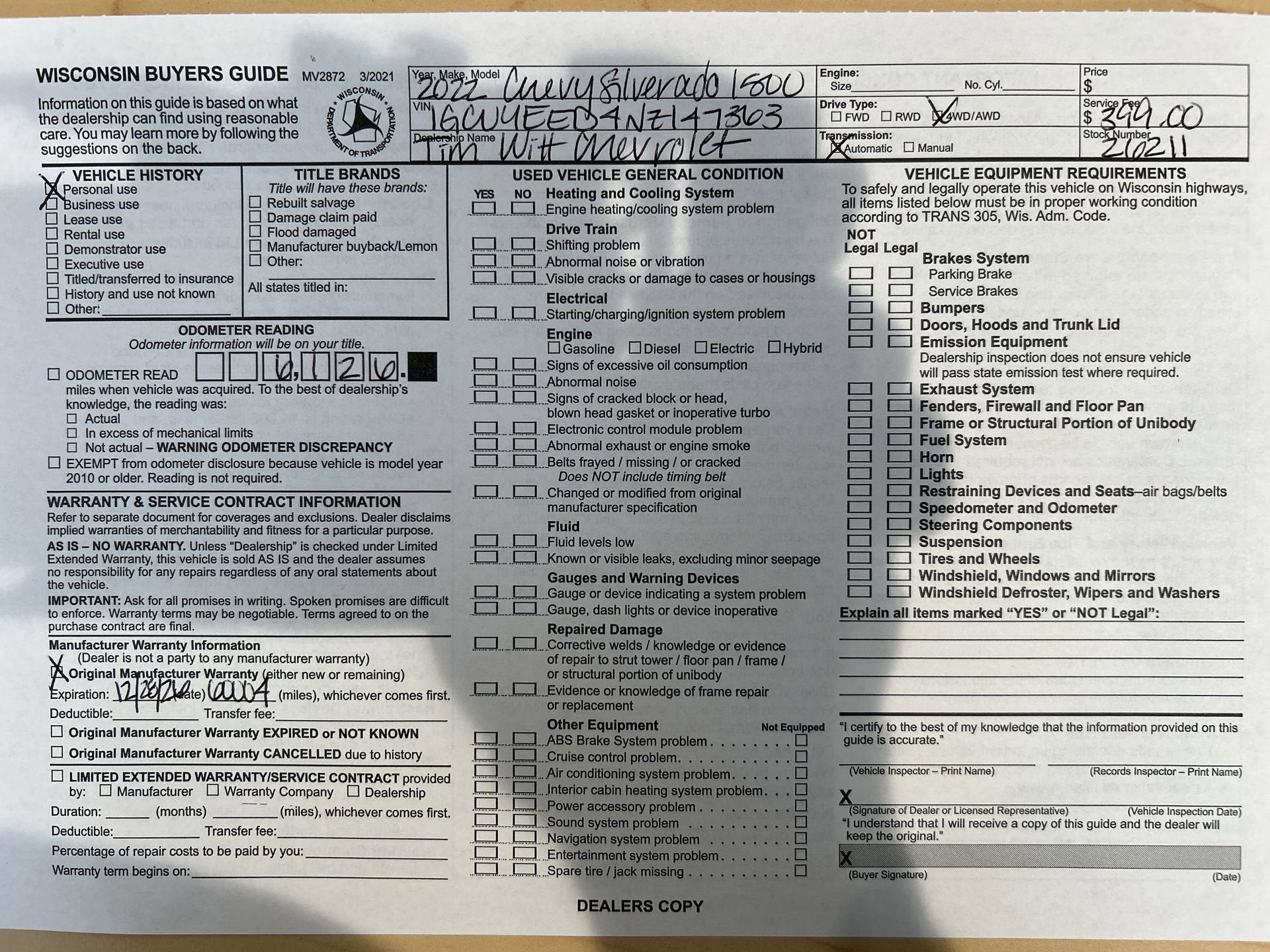 2022 Chevrolet Silverado 1500 LTD RST