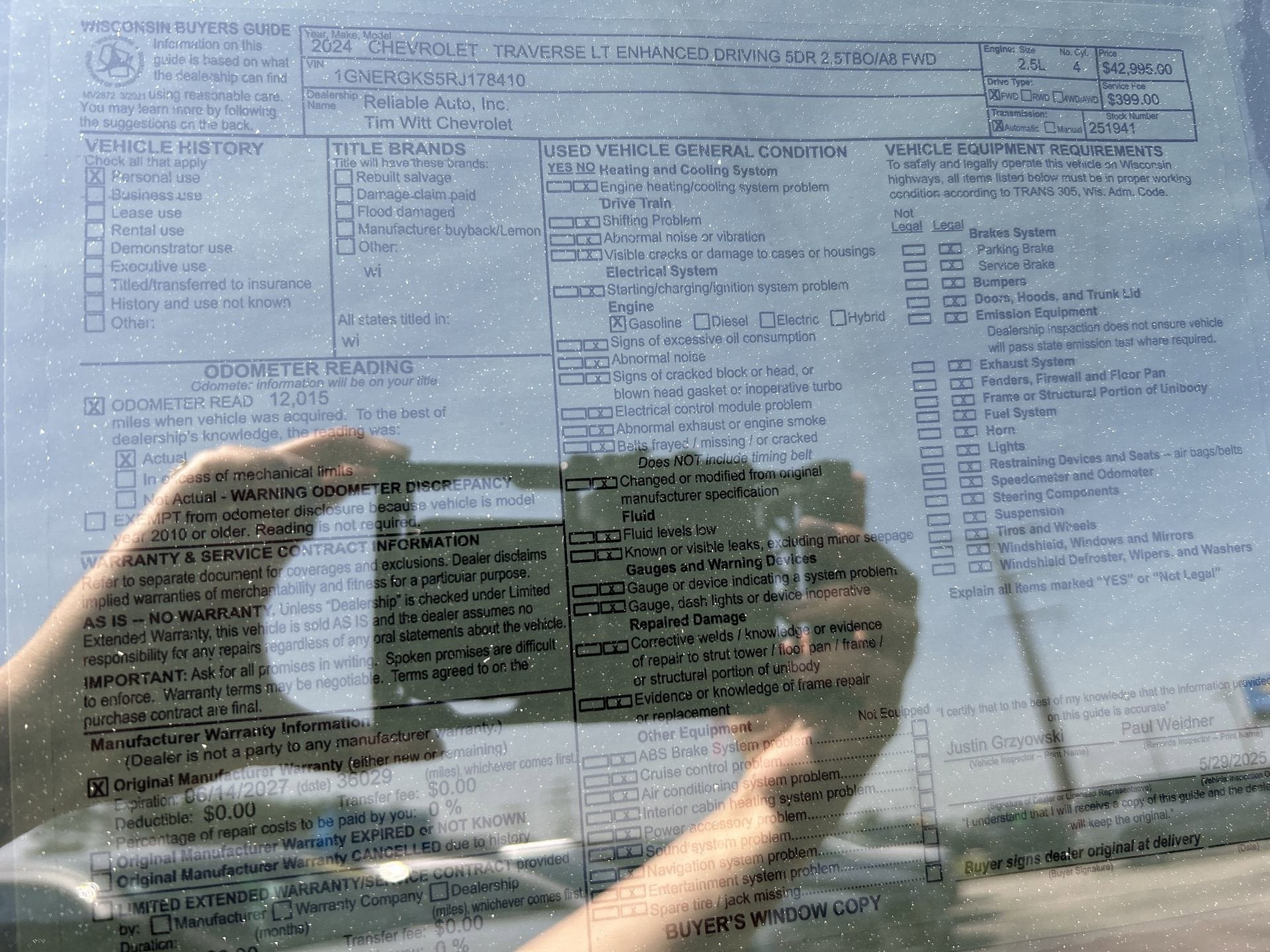 2024 Chevrolet Traverse LT