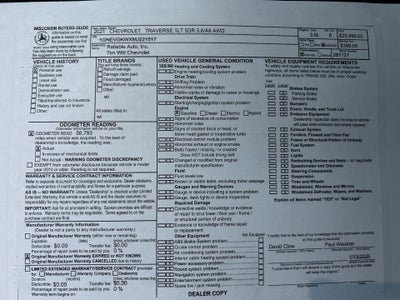 2021 Chevrolet Traverse LT Cloth