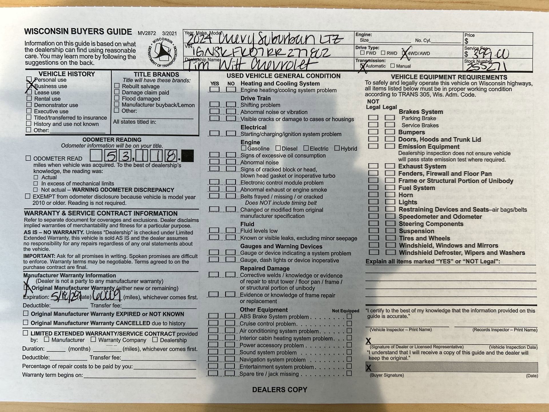 2024 Chevrolet Suburban Premier