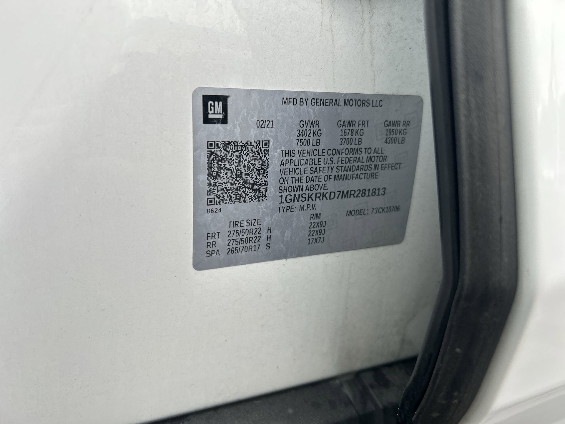 2021 Chevrolet Tahoe RST