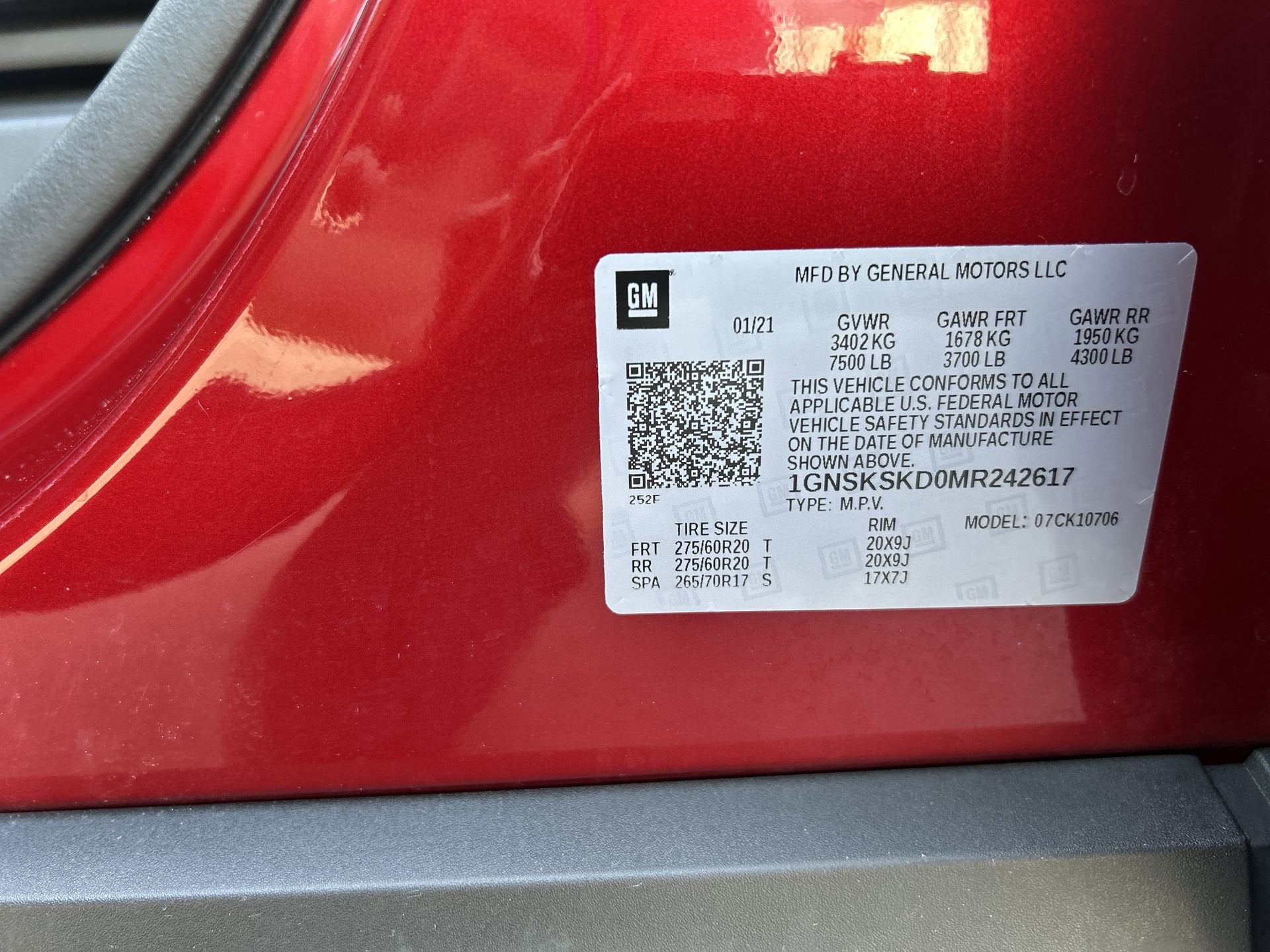 2021 Chevrolet Tahoe Premier