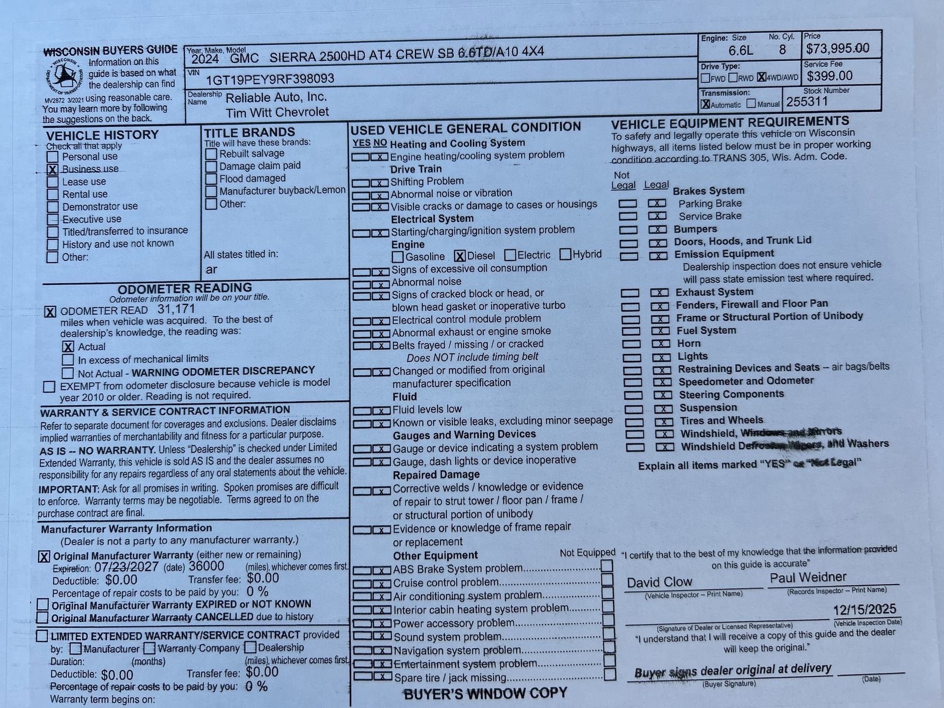 2024 GMC Sierra 2500 HD AT4