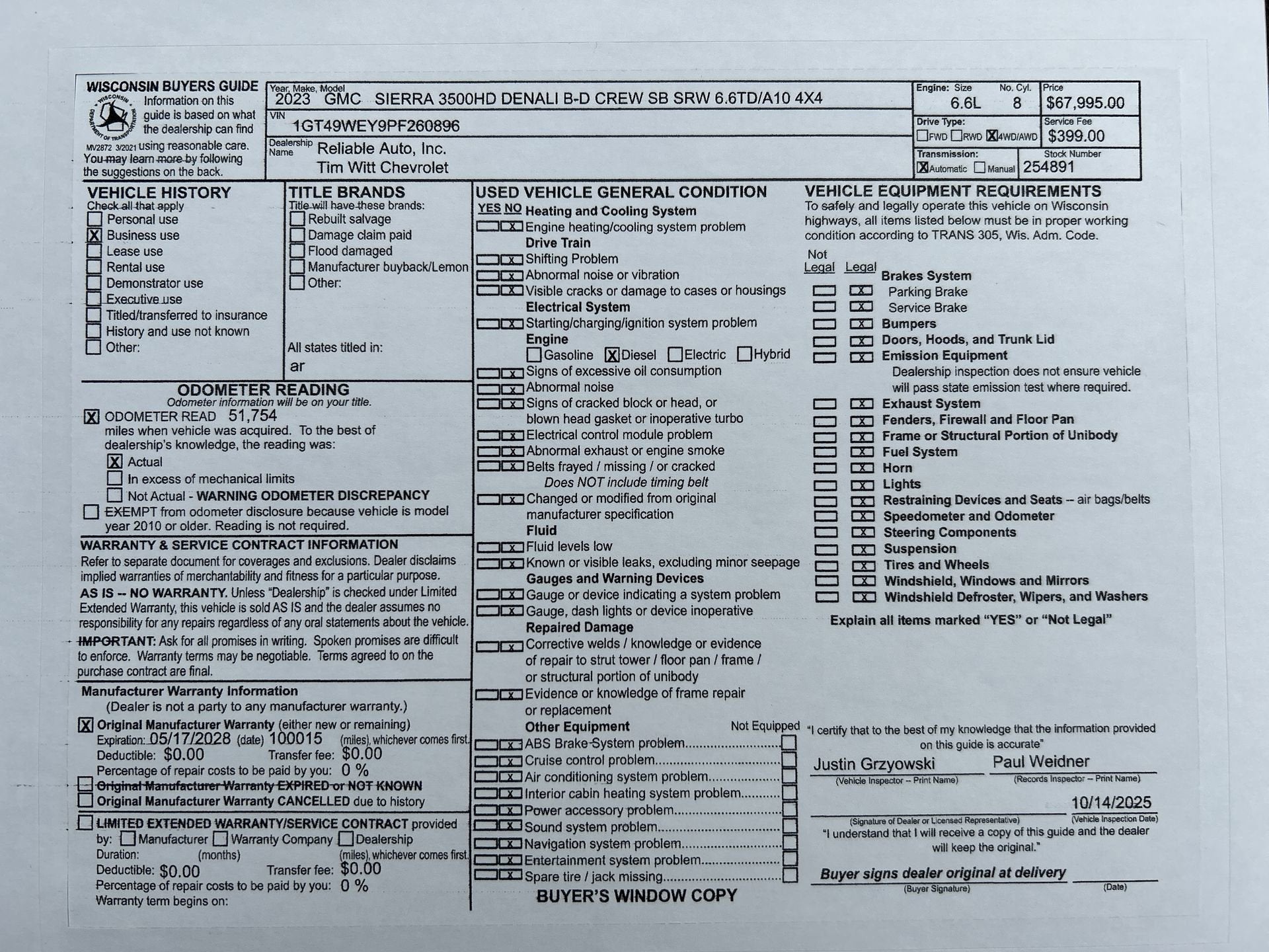 2023 GMC Sierra 3500 HD Denali