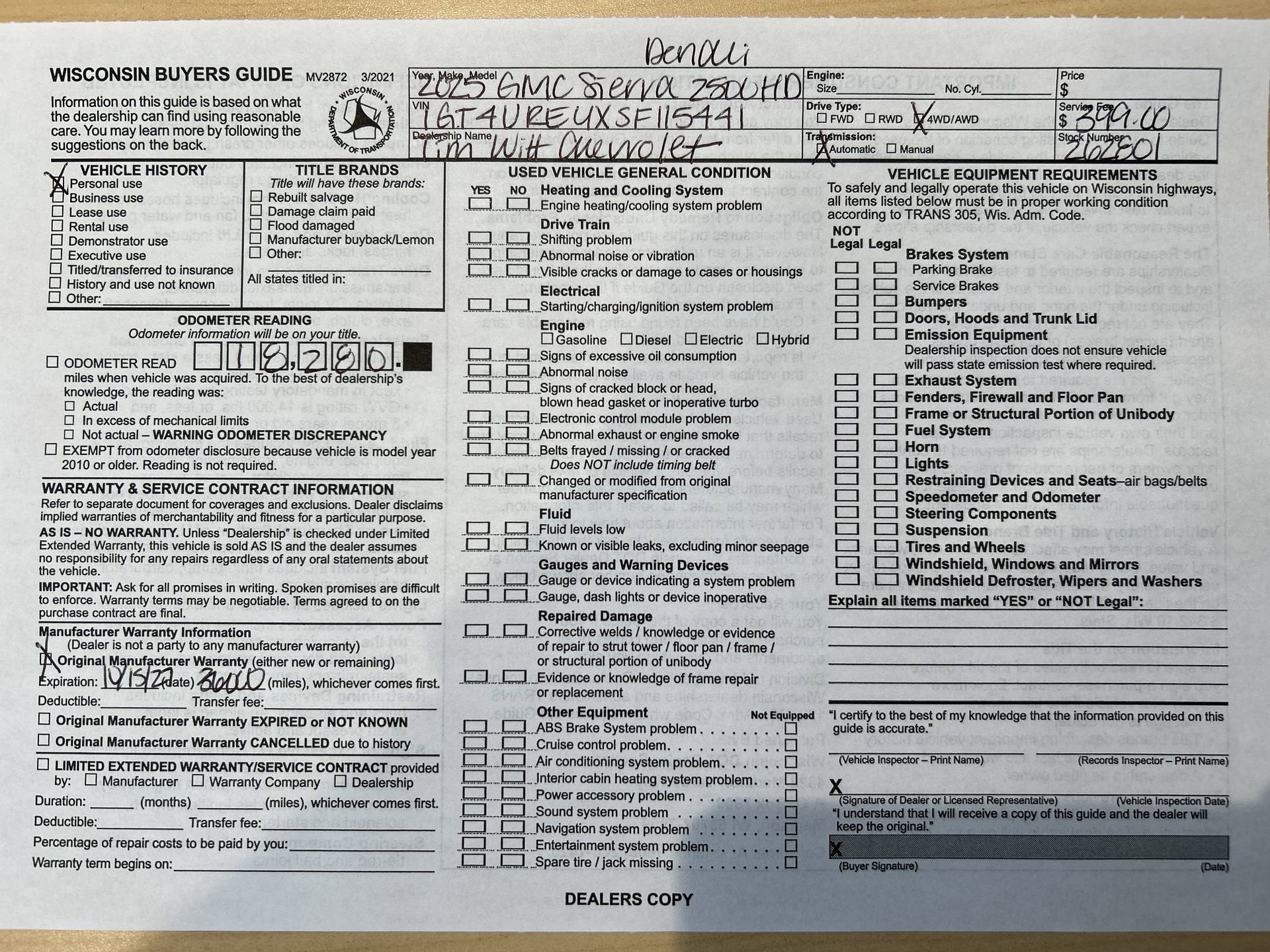 2025 GMC Sierra 2500 HD Denali