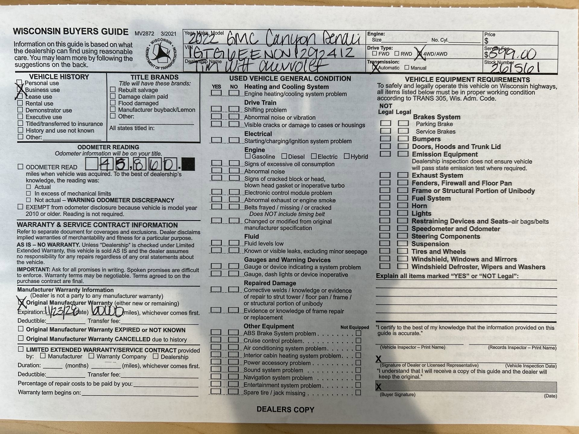 2022 GMC Canyon Denali