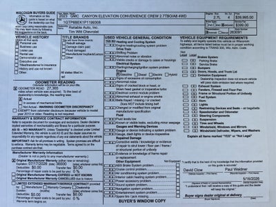 2023 GMC Canyon Elevation