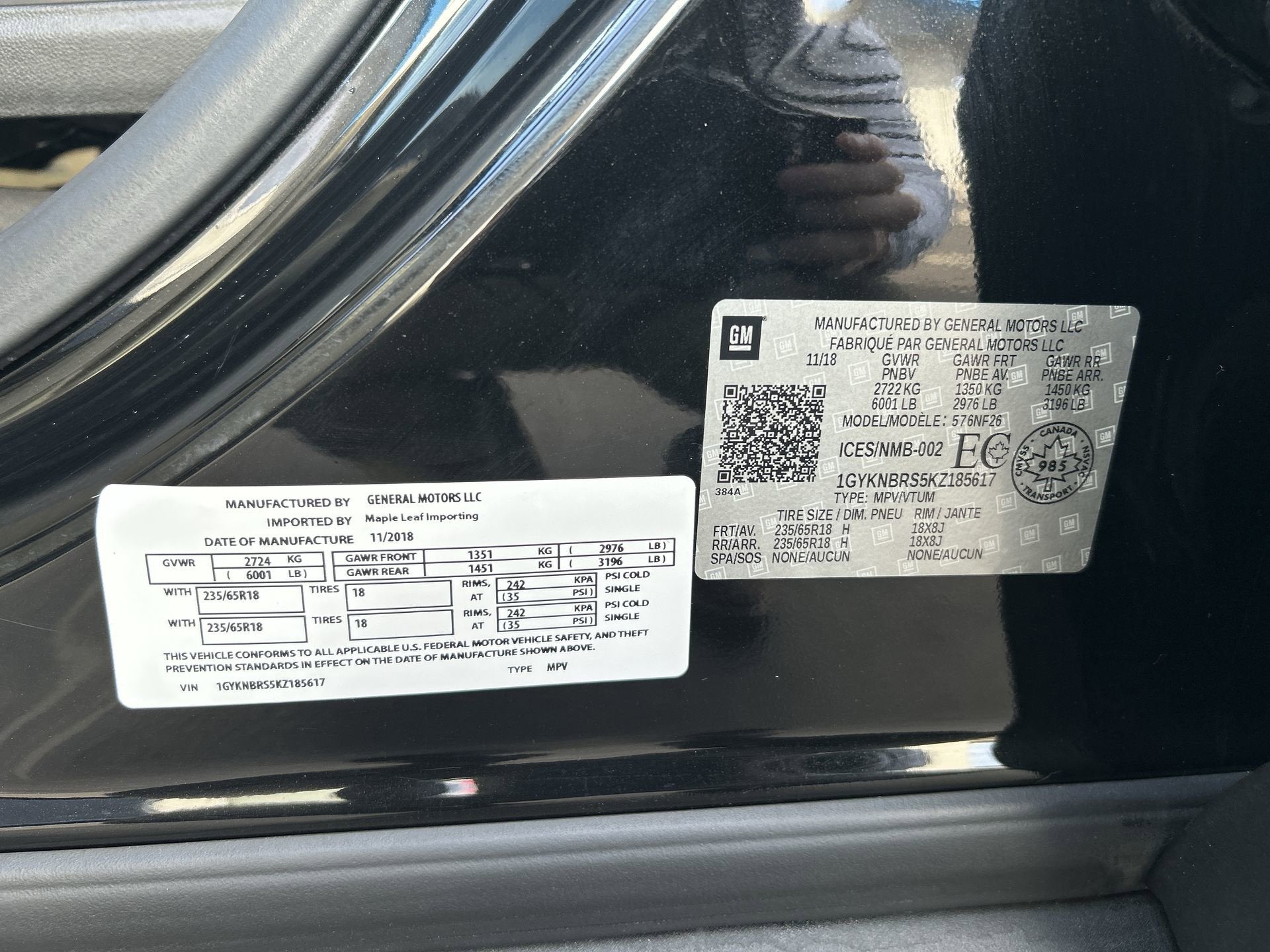 2019 Cadillac XT5 AWD