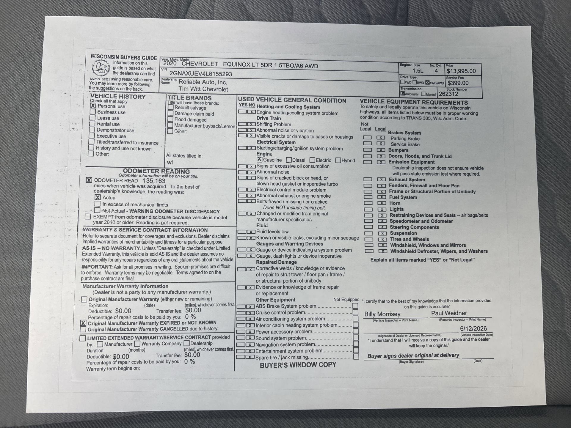 2020 Chevrolet Equinox LT
