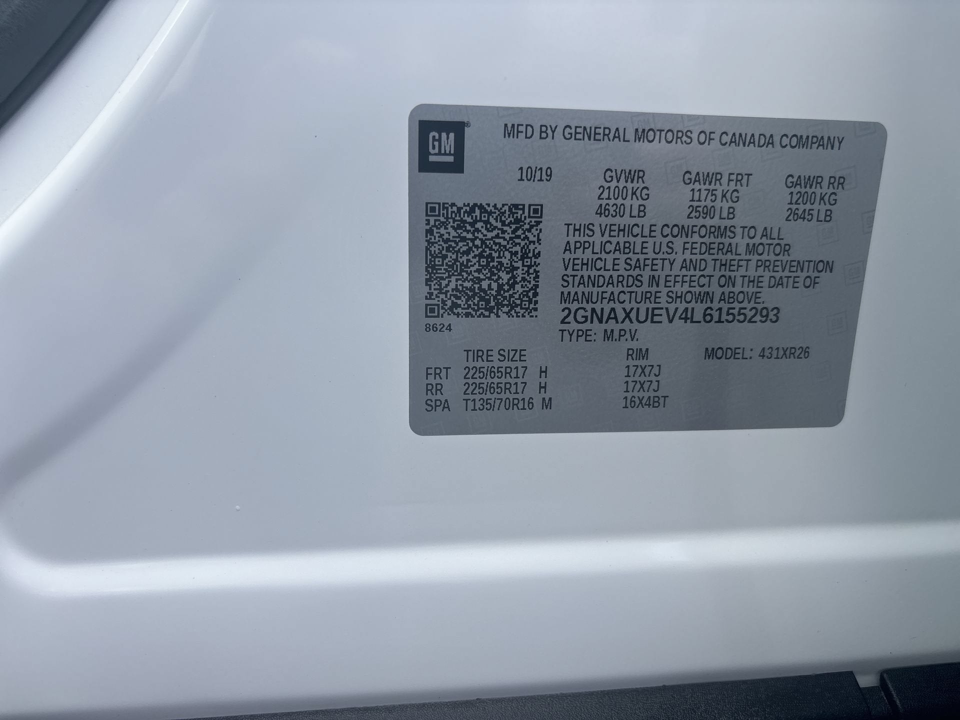 2020 Chevrolet Equinox LT