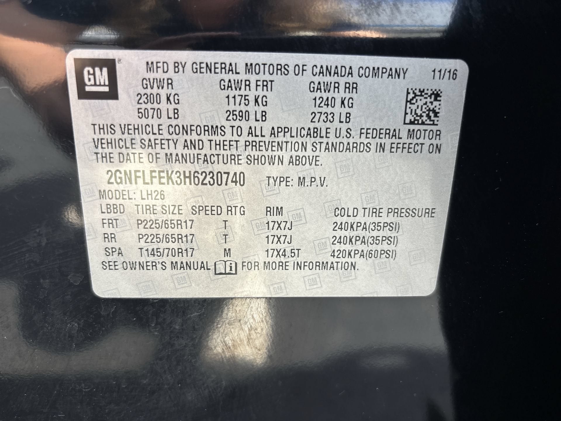 2017 Chevrolet Equinox LT