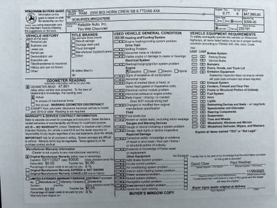 2024 RAM 2500 Big Horn