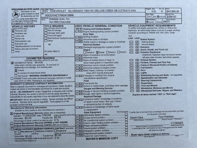 2021 Chevrolet Silverado 1500 High Country