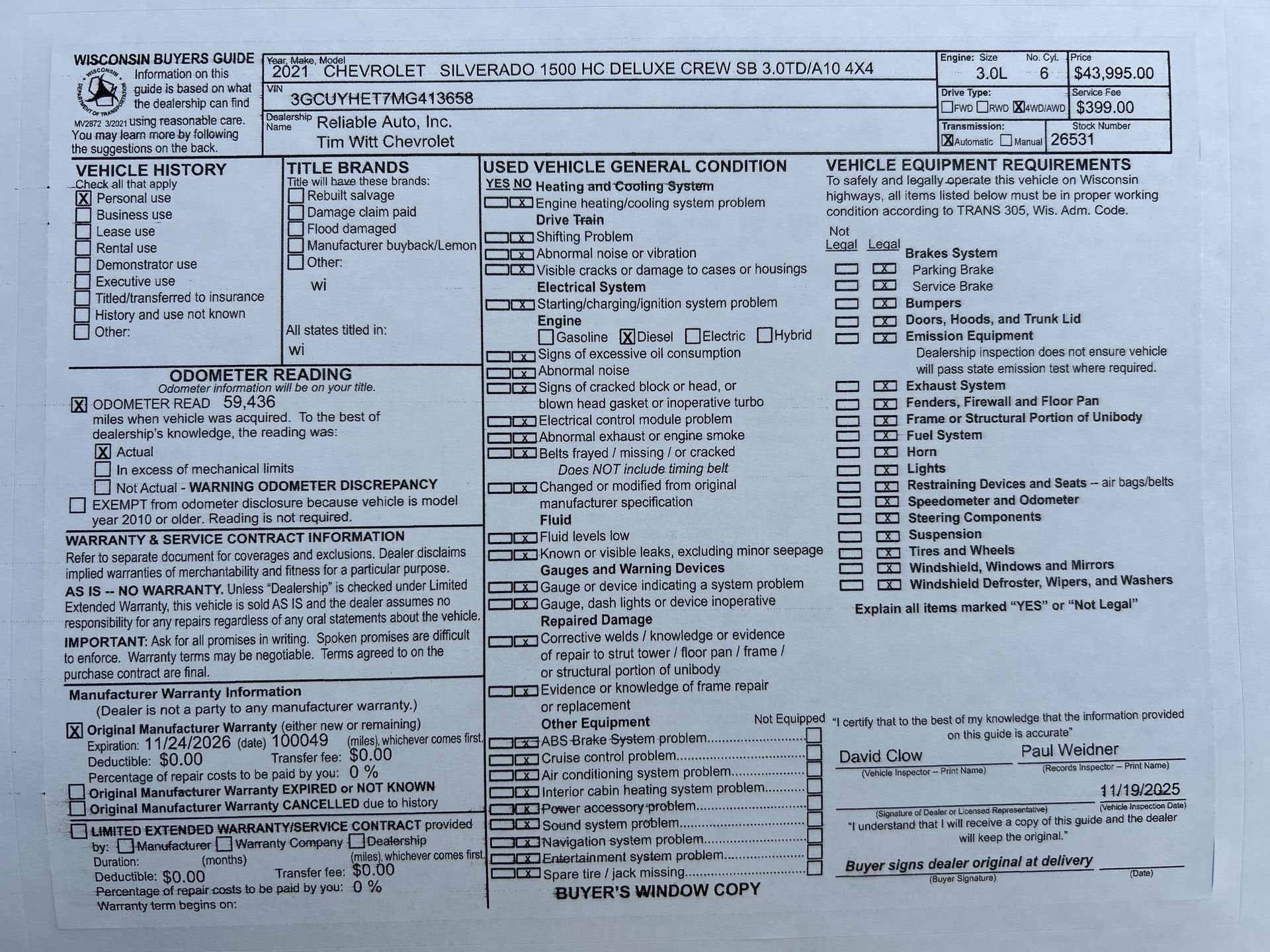 2021 Chevrolet Silverado 1500 High Country