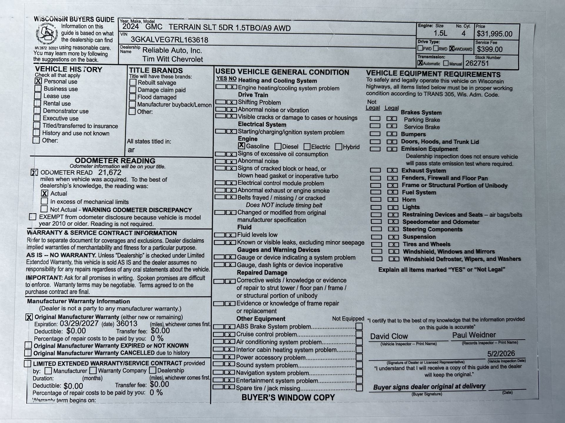 2024 GMC Terrain SLT