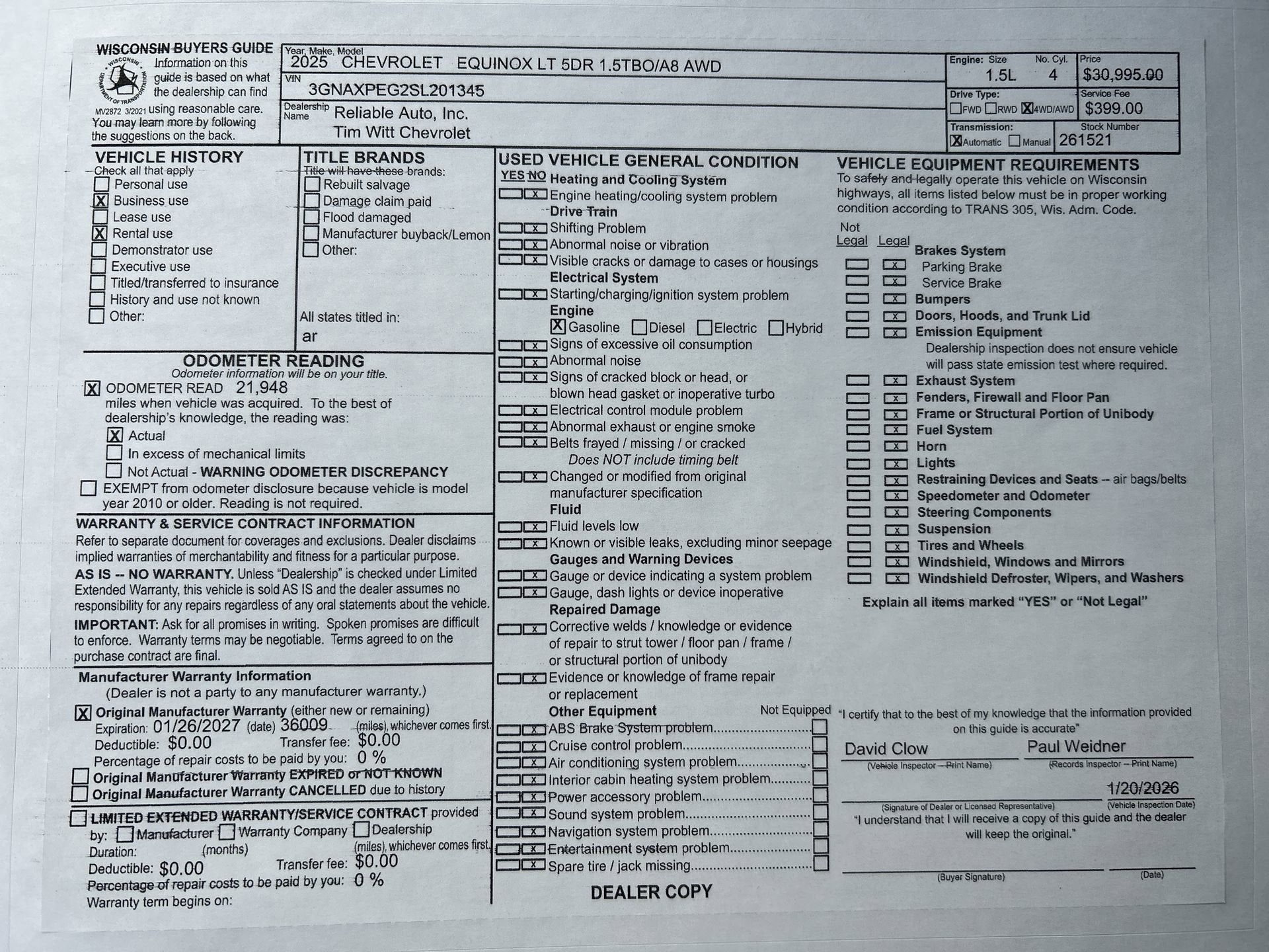 2025 Chevrolet Equinox LT