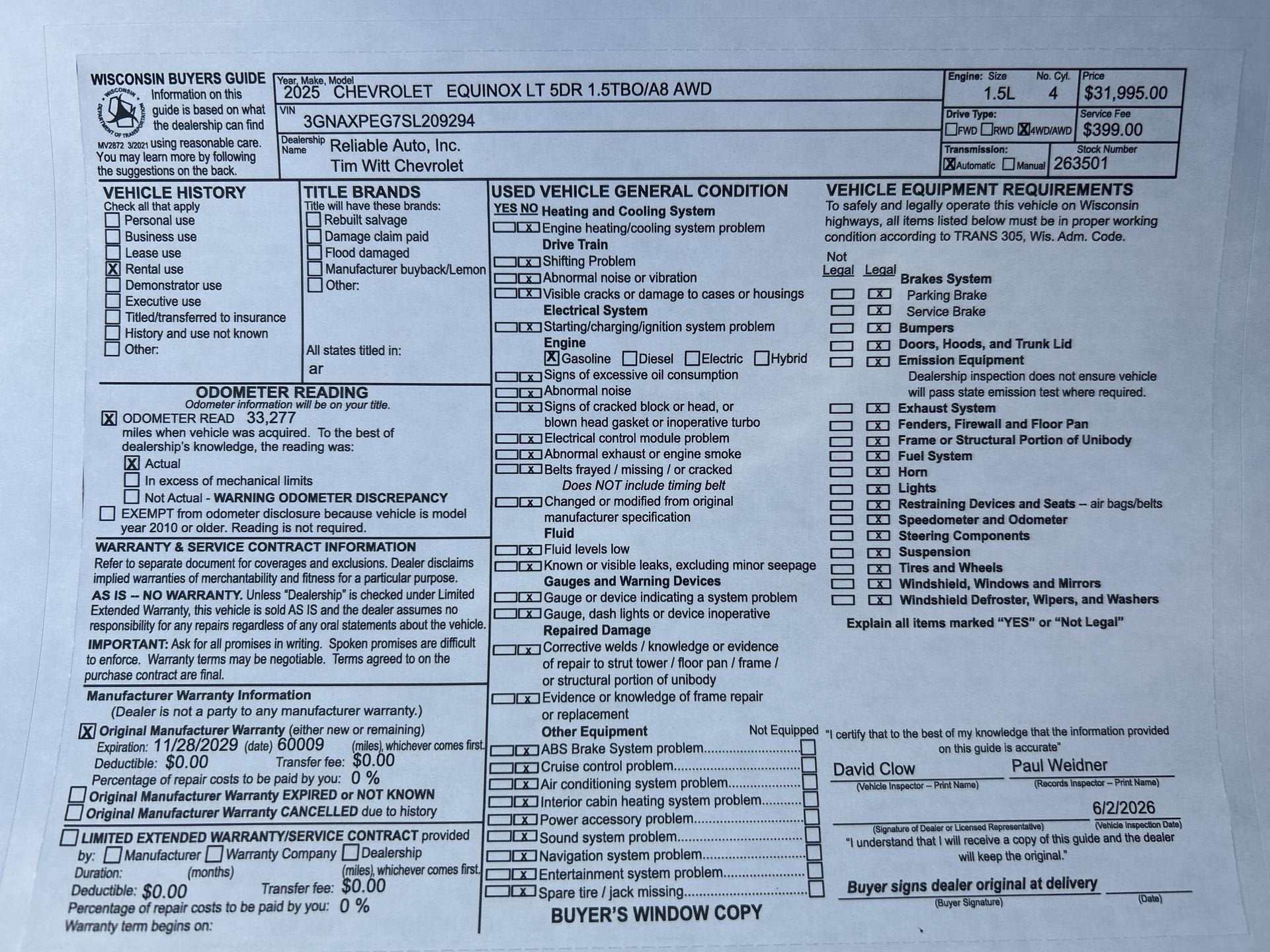 2025 Chevrolet Equinox LT