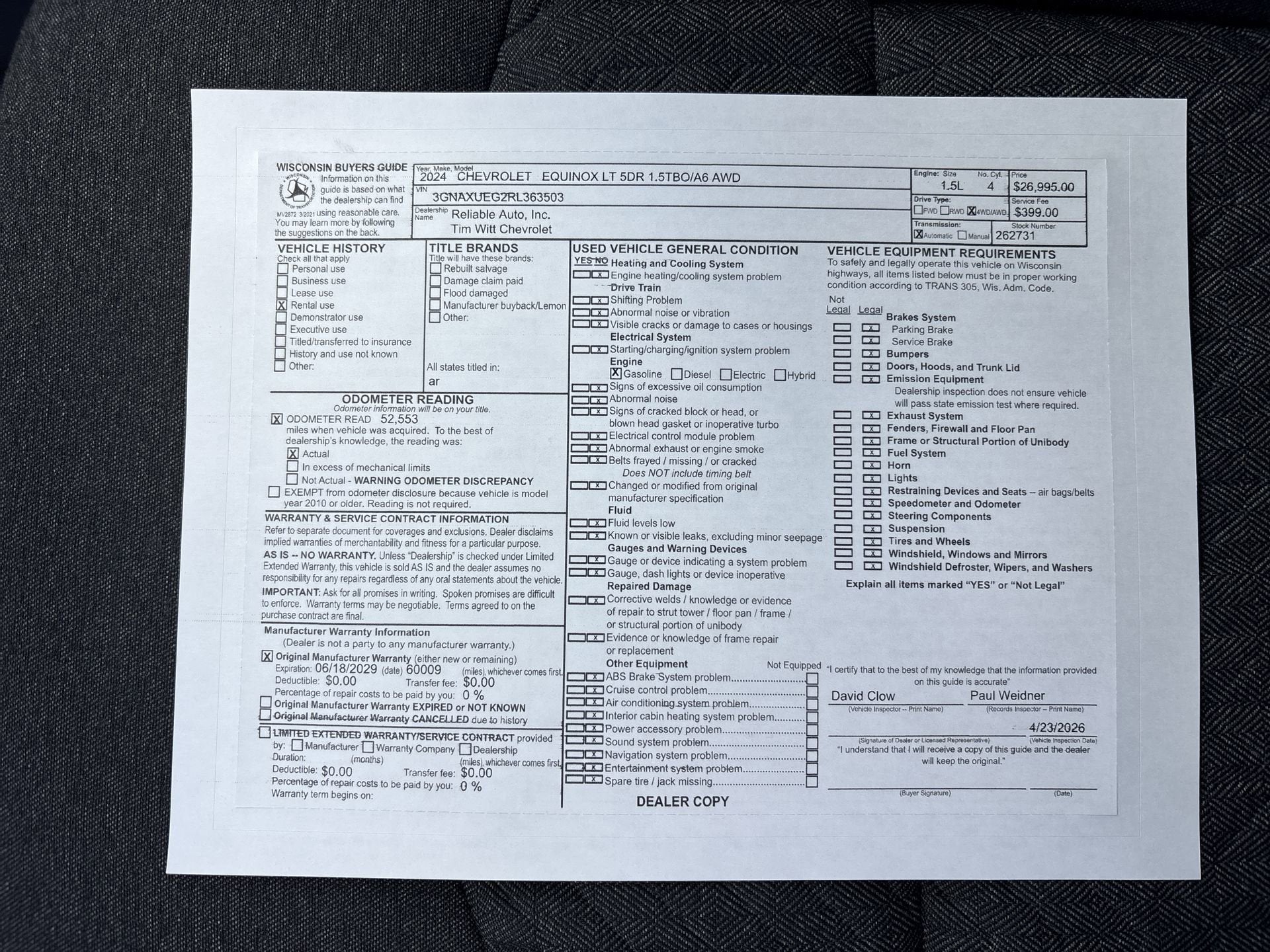 2024 Chevrolet Equinox LT