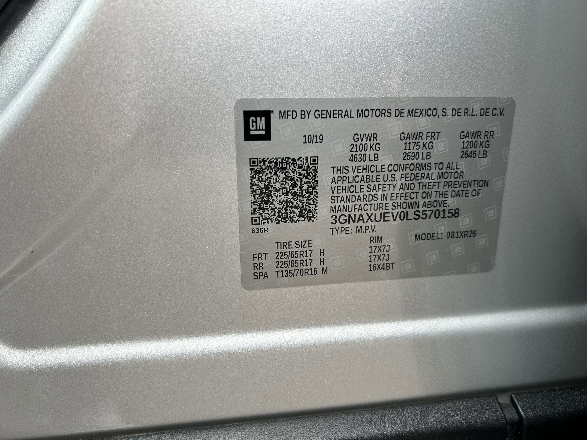 2020 Chevrolet Equinox LT