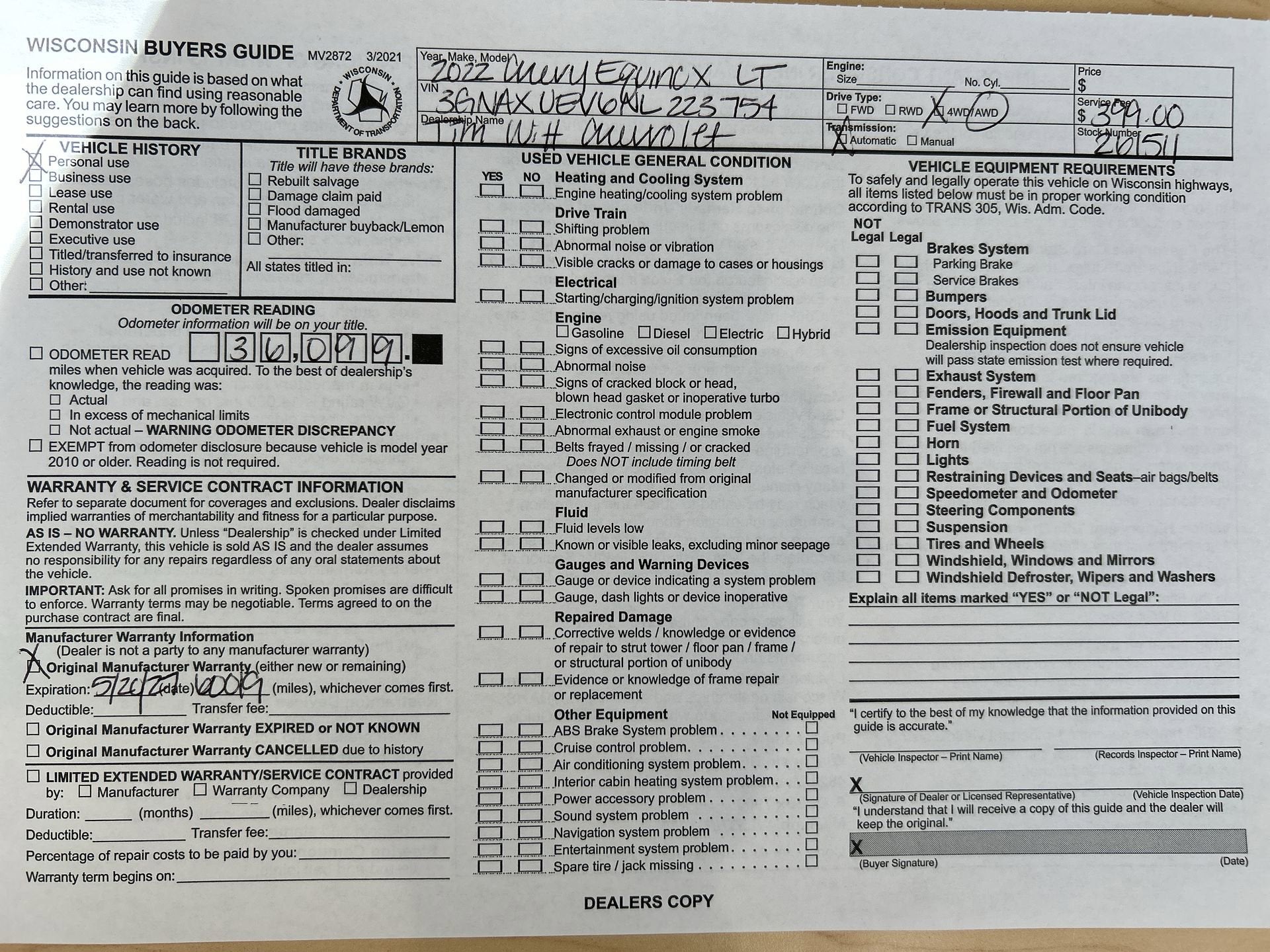 2022 Chevrolet Equinox LT
