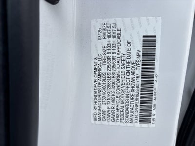 2025 Honda Odyssey EX-L