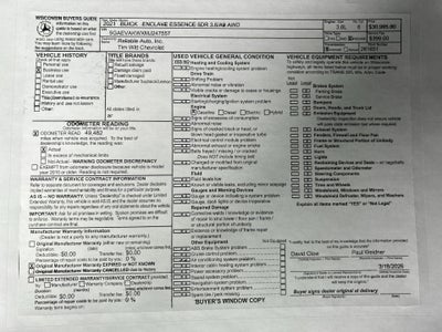 2021 Buick Enclave Essence