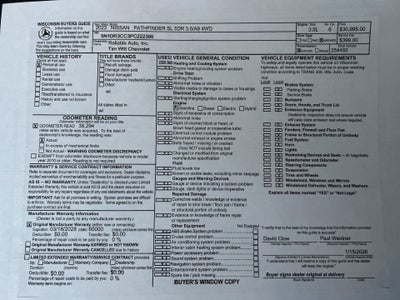 2023 Nissan Pathfinder SL 4WD