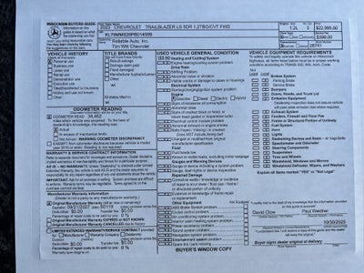 2023 Chevrolet Trailblazer LS