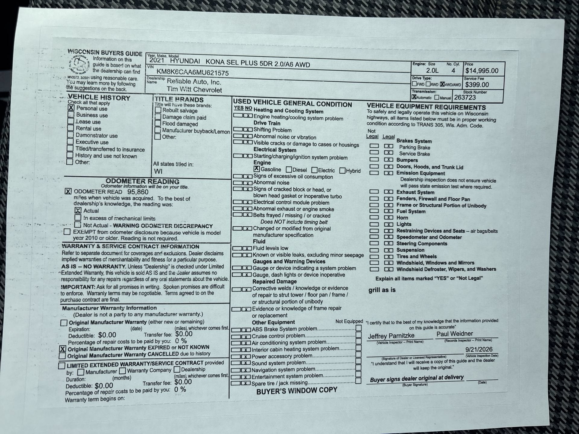 2021 Hyundai Kona SEL Plus
